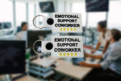 Coworker Gifts: Emotional Support Keychain for Work Bestie & Christmas