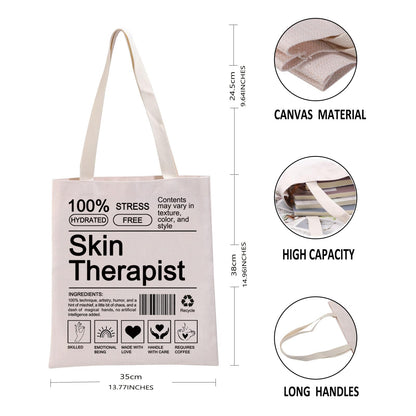 G2TUP Esthetician Gift Tote Bag for Skin Therapist & Cosmetology Gift Lovers