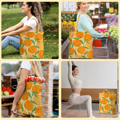 Hanamiya Na Tote Bag with Zipper Pockets, Tote Bag Reusable Shopping Grocery Bags Birthday Gifts for Women, Weekender Bags