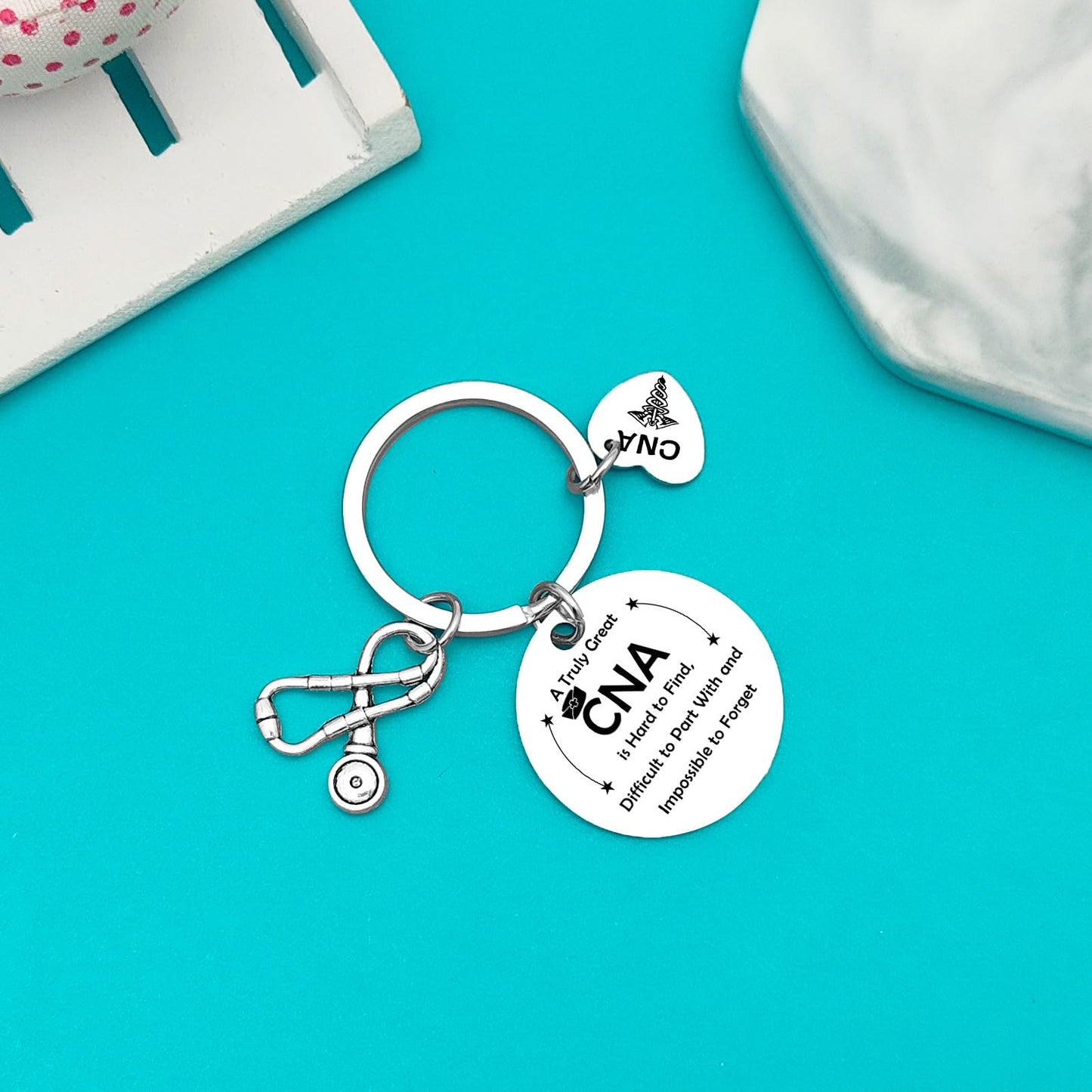 5 Pcs CNA Gifts CNA Keychain CNA Appreciation Gifts A Truly Great CNA is Hard to Find Keychain CNA Leaving Gifts CNA Retirement Gifts CNA Coworker Gifts CNA Week Gifts CNA Thank You Gifts