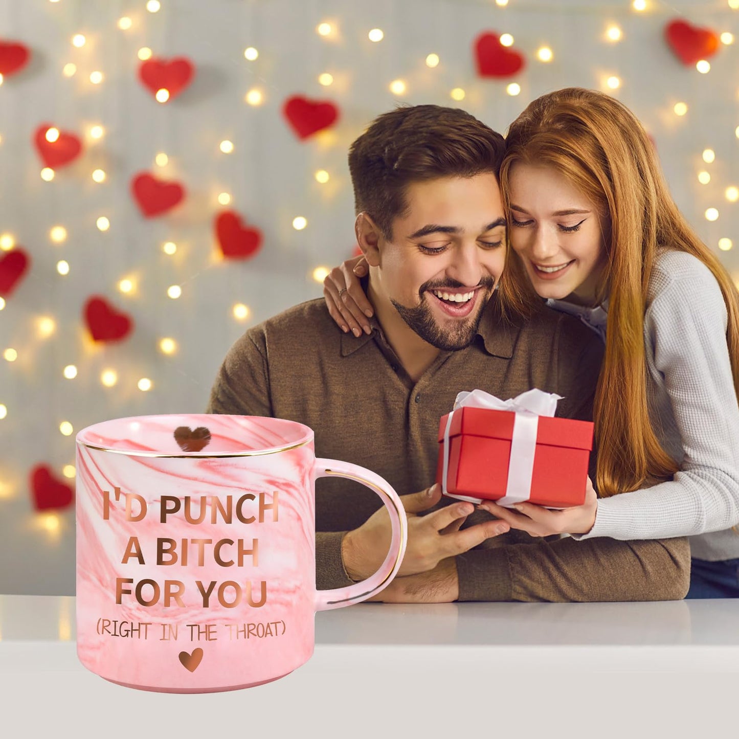 Ulrhpc Mothers Day Mom Gifts for Mom Wife from Daughter Son, Birthday Gifts for Women Her Girlfriend Sisters Friends, 12 OZ Funny Coffee Mug, Valentines Galentines Day Christmas Stocking Stuffers