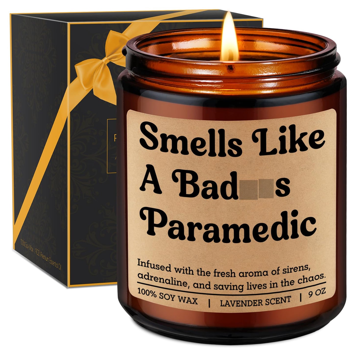 Miracu Candle, Paramedic Gifts for Men Women, EMS Week, Paramedic Accessories, Funny Cool School Graduation, Fathers Day Idea for First Responder, Emergency Medical Technician, New Graduate, Student