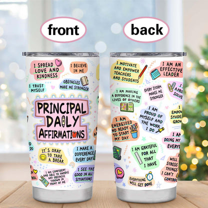 Principal Gifts, Principal Appreciation Gifts, 20oz Principal Tumbler, Principal Gifts for Women, Best Gift for Principal Day, Teacher Appreciation Day, Birthday, Retirement