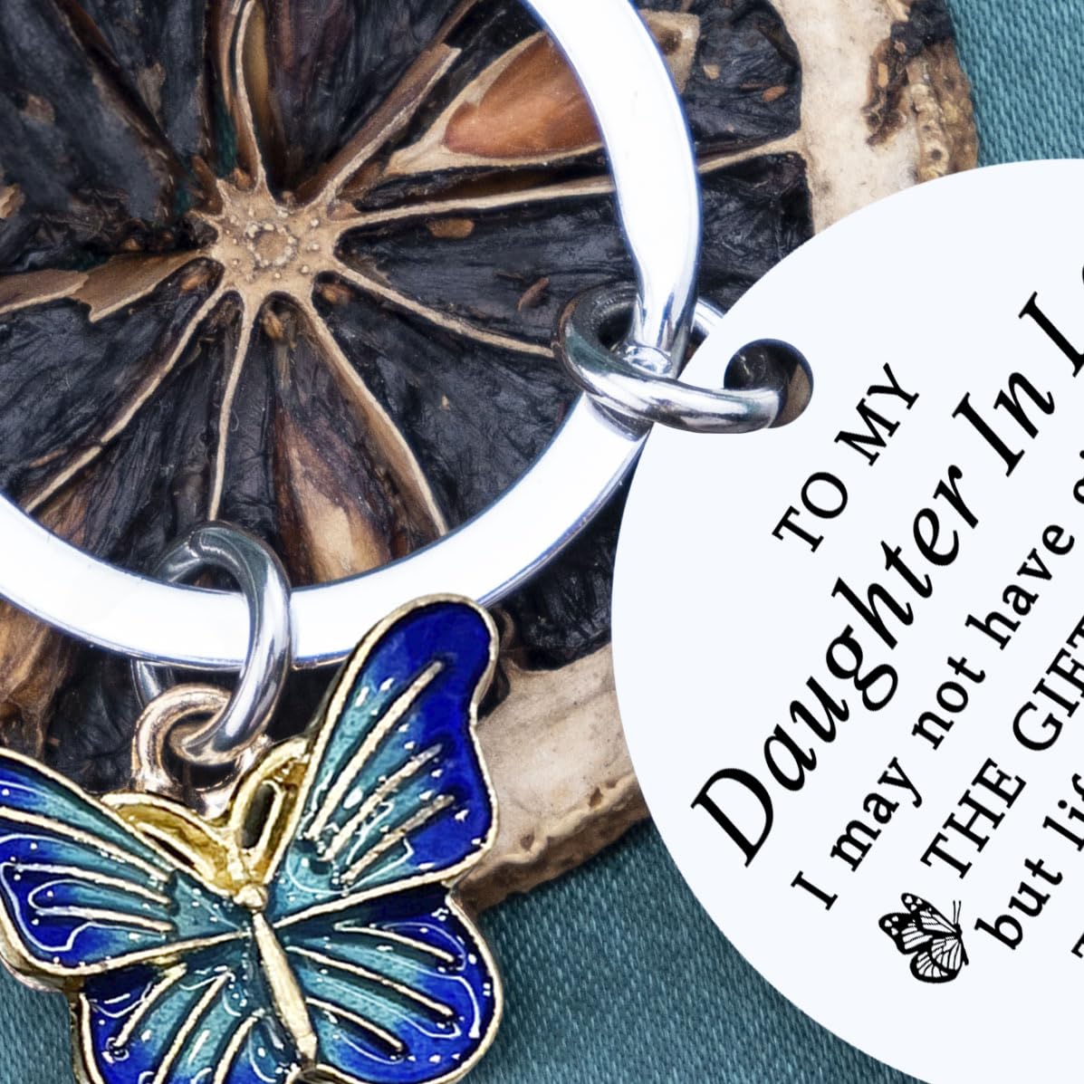 Unique Mothers Day Gifts for Daughter In Law Mother In Law Birthday Wedding Engagement To My DaughterLaw Keychain