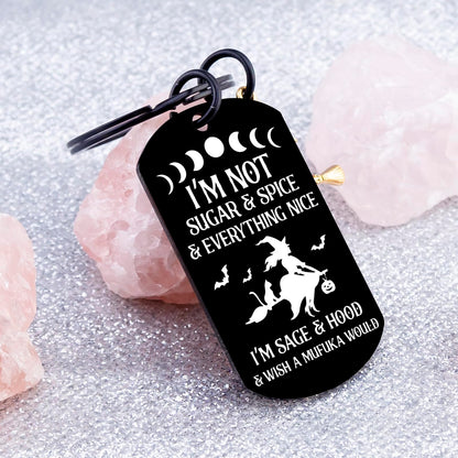 Witchy Gifts for Women Witchy Keychain Gifts for Witchcraft Lovers Decor Witch Accessories for Women Teen Girls Halloween Basket Stuff Birthday Wicked Gift Ideas