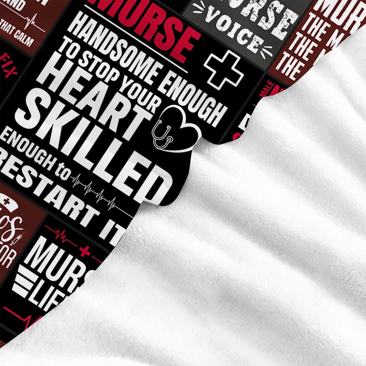 Farecent Male Nurse Gifts, Soft Throws Blanket for Nurses Week Appreciation Gift - 60”x50”