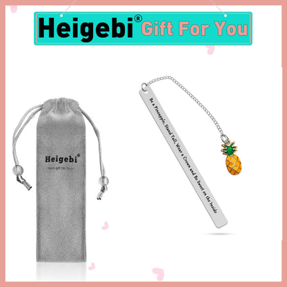 Inspirational Bookmark for Women Pineapple Gift for Women Encouragement Gifts for Daughter Sister Friend Pineapple Birthday Gifts for Women Bookmarks Gifts for Women Booklover