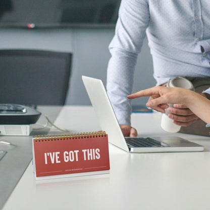YOBRO Office Gifts for Coworkers, Funny Desk Signs - 50 Funny Messages Desktop Flip Book, Daily Mood Flip Sign & Funny Desk Decor, Work Desktop Accessories