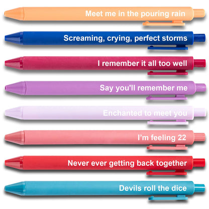 Taylor Gifts Merch, Cute Taylor Gel Pens, Office Supplies for Music Fans, Taylor Birthday Party Favors for Girls