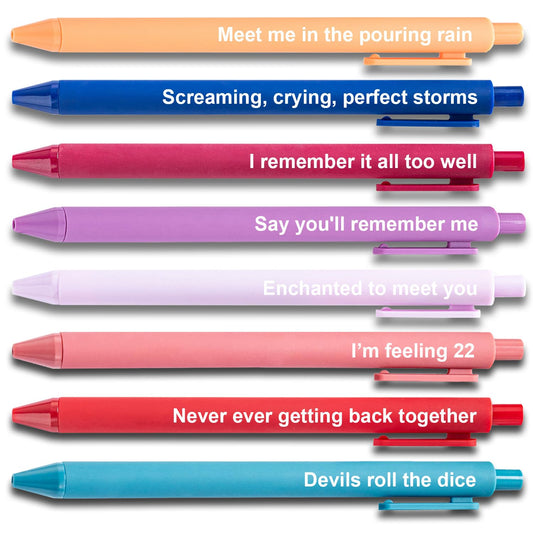 Taylor Gifts Merch, Cute Taylor Gel Pens, Office Supplies for Music Fans, Taylor Birthday Party Favors for Girls