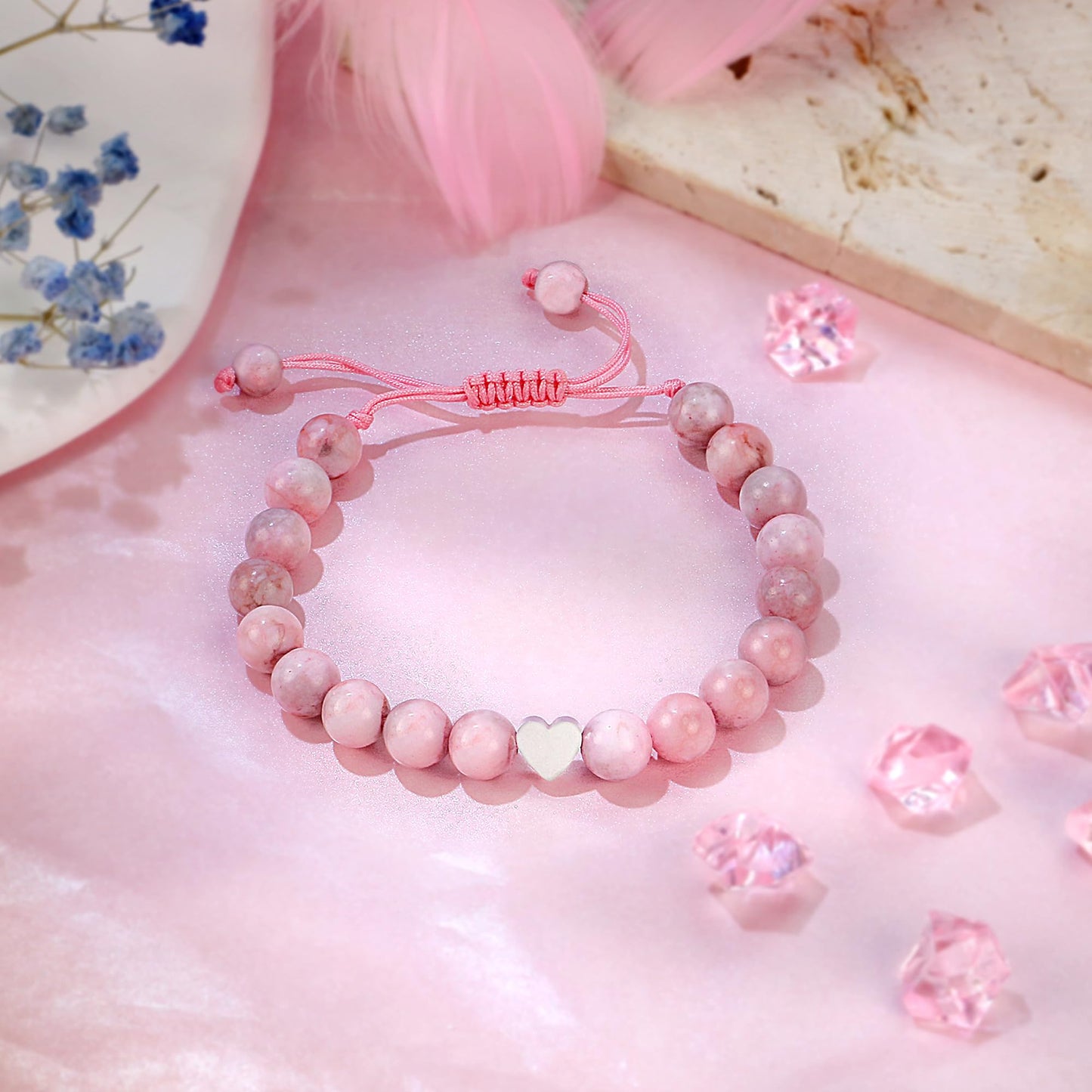 Sereney Birthday Gifts for Girls, Beaded Bracelets as 1/2 1 2 3 4 5 6 7 8 9 10 11 12 13 14 15 16 Year Old Birthday Gift, Adjustable Cross/Pearl Bracelet as Happy Birthday Gifts for Daughter