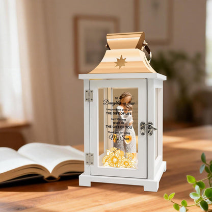 Daughter in Law Mothers Day Lantern Gift from Mother in Law to My Daughter in Law Figure Lantern Surprise, Christmas, Birthday Gift for Daughter in Law