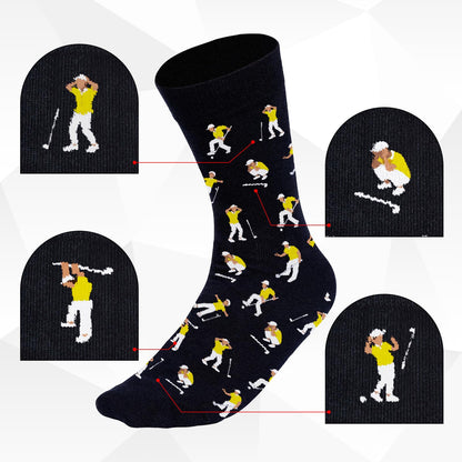 Funny Golf Socks for Men | Hilarious Gifts for Him, Golf Accessories & Themed Gifts for Golfers (Size 10-13)