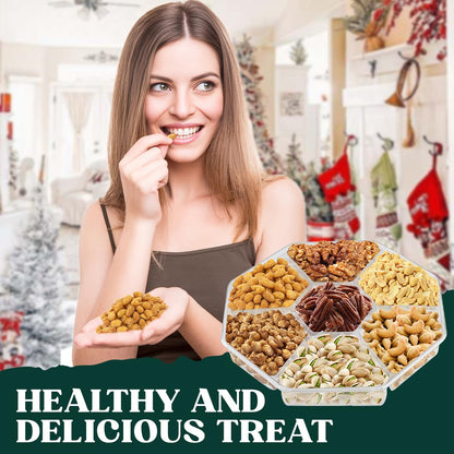 Fathers Day Nuts gift Basket - With a Variety of Freshly Roasted Nuts - Beautifully Packaged Gift Baskets for Woman, Easter Gift Basket for Him.