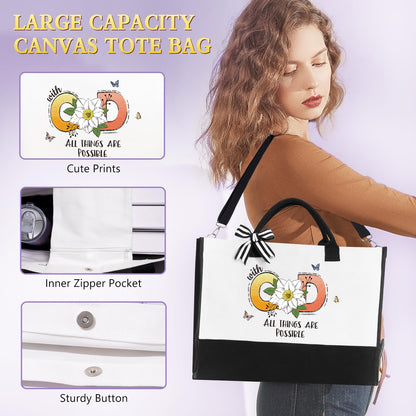 Thank You Gifts for Women, Boss Day Gift Set w/Canvas Tote Bag Tumbler, Birthday Christmas Appreciation Gift Basket for Women