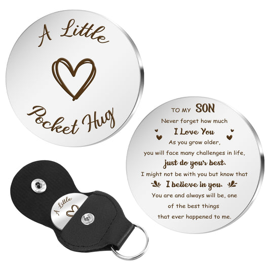 Pocket Hug Token Gifts for Men Women Boyfriend Girlfriend Valentine Gift Inspirational Gift Graduation Birthday Gift