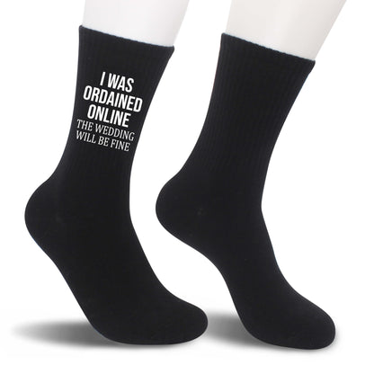 Wedding Funny Gifts for Wedding Officiants, Novelty Wedding Socks for Men & Women.
