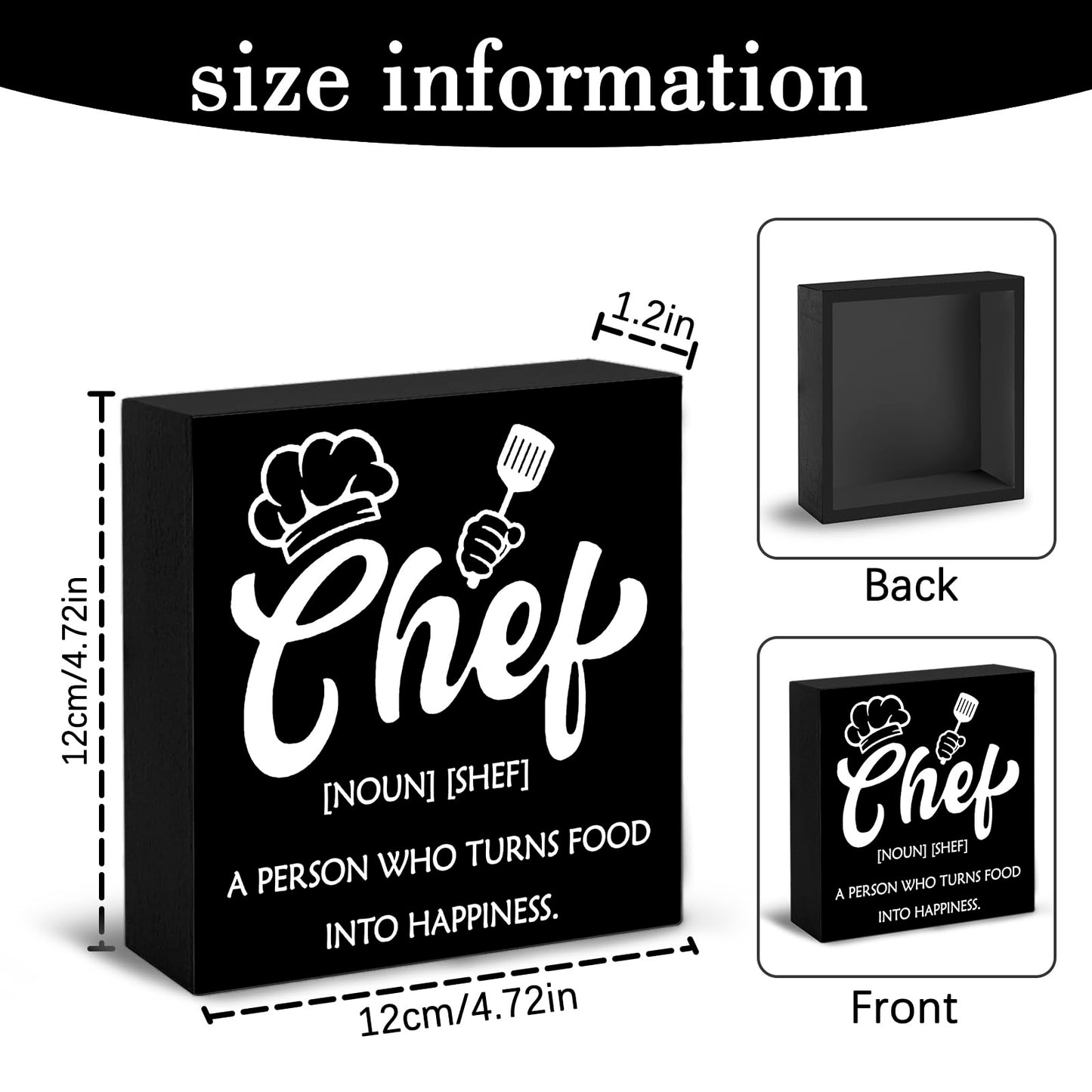 Chef Gifts For Chefs Men Women Wooden Sign Kitchen Decor Unique Gifts For Chefs Appreciation Gift Birthday Anniversary Christmas Gift