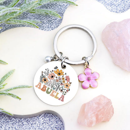 Abuela Gifts for Grandma Keychain Abuelos Birthday Gifts for Women Best Abuelita Mother's Day Christmas Gift for Abuela