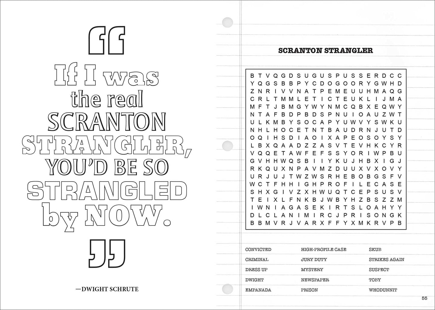The Office Word Search, Quips, Quotes and Coloring Book (Coloring Book & Word Search)