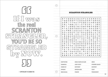 The Office Word Search, Quips, Quotes and Coloring Book (Coloring Book & Word Search)