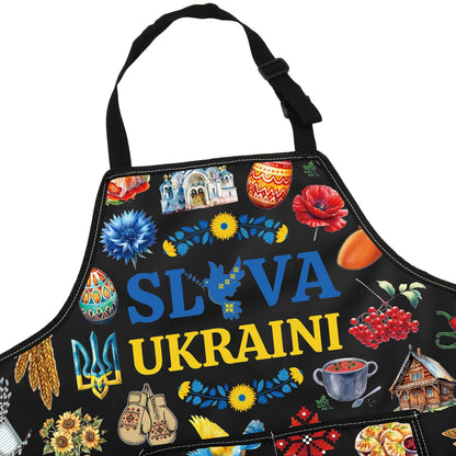 JNIAP Ukraine Kitchen Apron Ukrainian Gifts Ukrainian Cooking Aprons Ukraine Symbol Apron