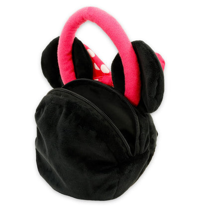 Disney Minnie Mouse Plush Shoulder Hand Bag for Kids Set - Bundle Minnie Mouse Plushie with Straps Plus Minnie Mouse Stickers, and More Minnie Mouse Shoulder Bag for Kids