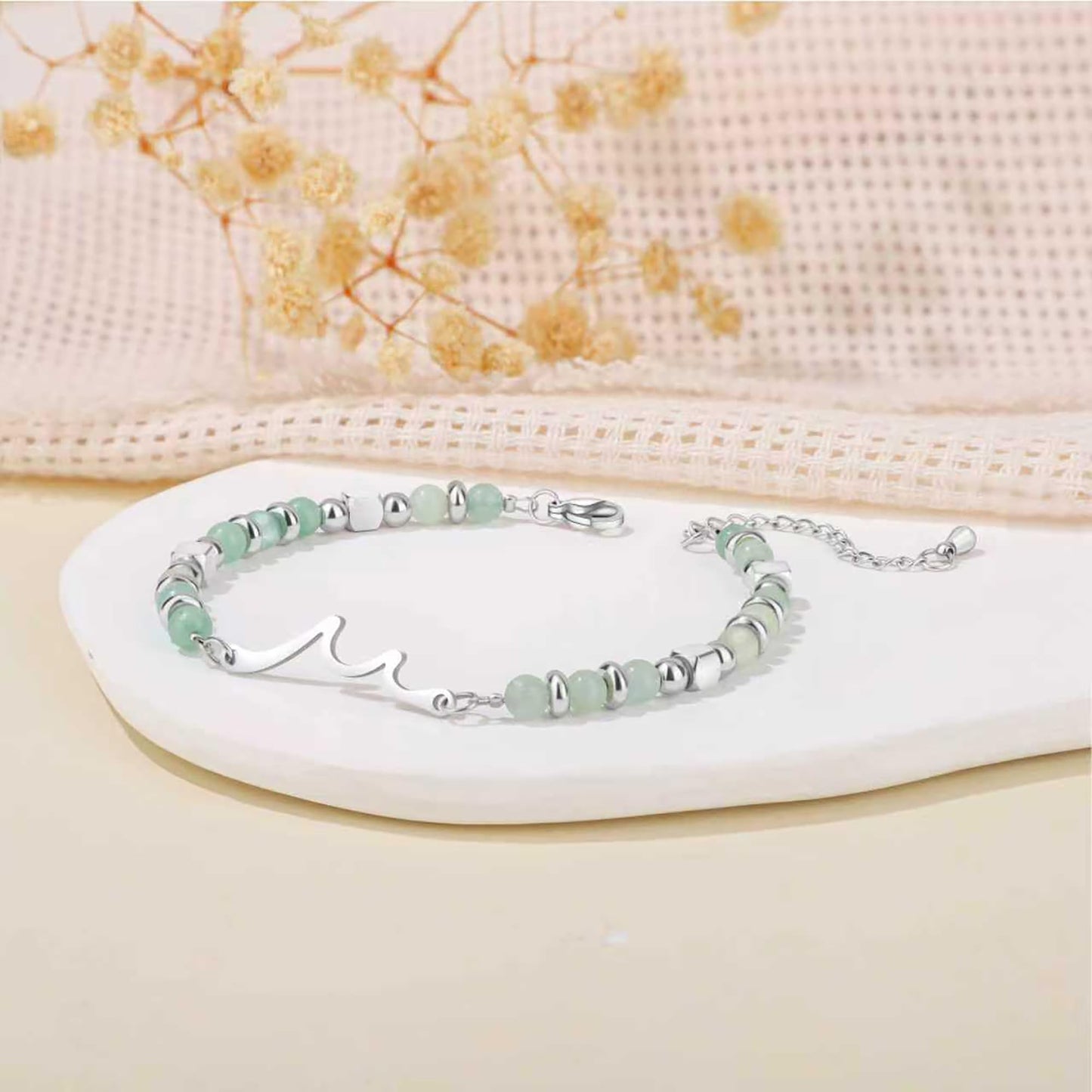 JoycuFF 𝗚𝗶𝗳𝘁𝘀 𝗳𝗼𝗿 𝗪𝗼𝗺𝗲𝗻 𝗪𝗮𝘃𝗲 𝗕𝗿𝗮𝗰𝗲𝗹𝗲𝘁 Birthday Graduation Christmas Valentines Mothers Day Meaningful Gifts Unique Wave Bracelets for Women