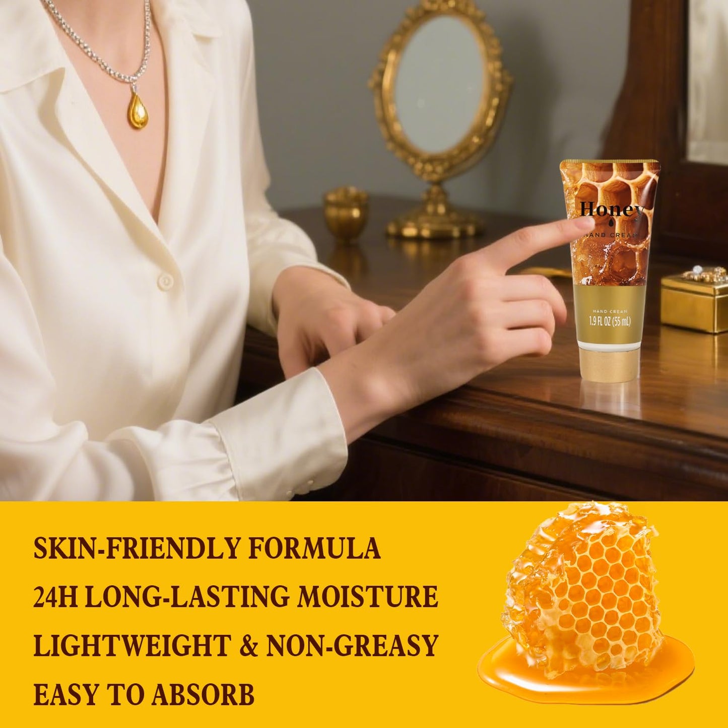 Spa Luxetique Gifts for Women High Heel Gift Set for Women 8pcs Spa Gift for Womens Nourishing Honey Birthday Gifts for Womens Mom Grandma Wife Coworker