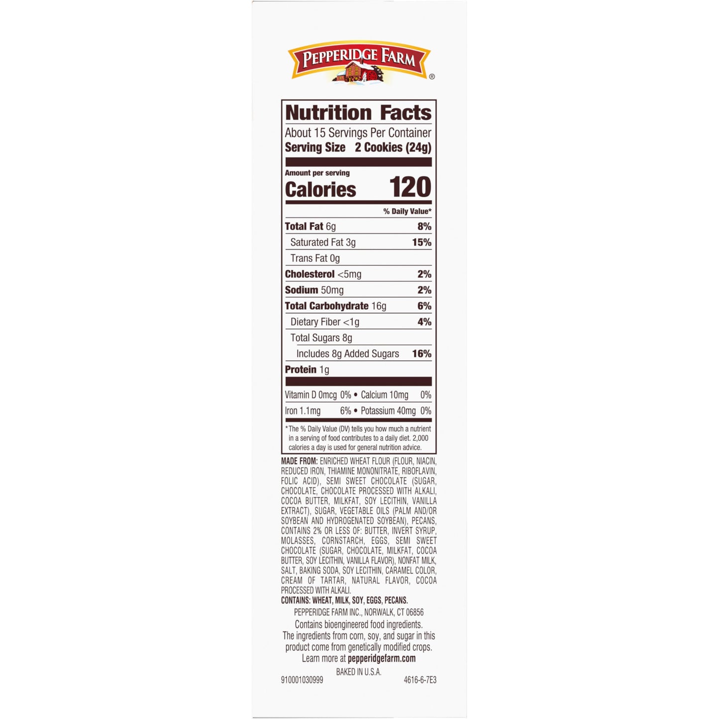 Pepperidge Farm Chocolate Collection, 7 Cookie Varieties, 13-oz Box