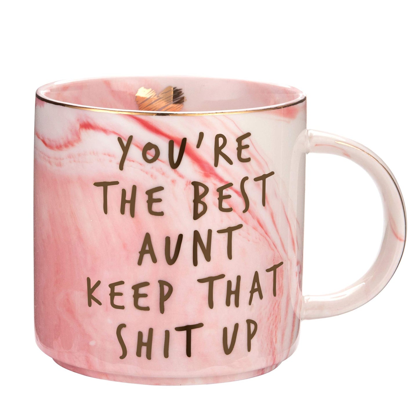 Hendson Aunt Gifts from Niece, Nephew - You're The Best Aunt Keep That S Up - Funny Present for Auntie - BAE Best Auntie Ever Gifts for Birthday - Great Favorite Aunty Mug, Ceramic Coffee Cup