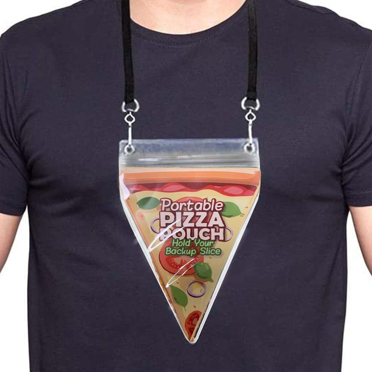 Portable Pizza Pouch - Great Gag Gift, Stocking Stuffer, Or For The Pizza Lover!