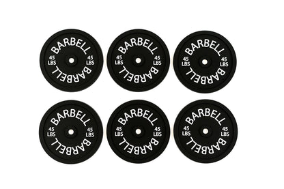 Barbell Bumper Plate Drink Coasters Set of 6, Round Black Silicone Coasters for Coffee Table, Absorbent Coaster for Drinks, Fitness Gym Gifts for Men & Women, Weightlifting Coaster Gym Accessories