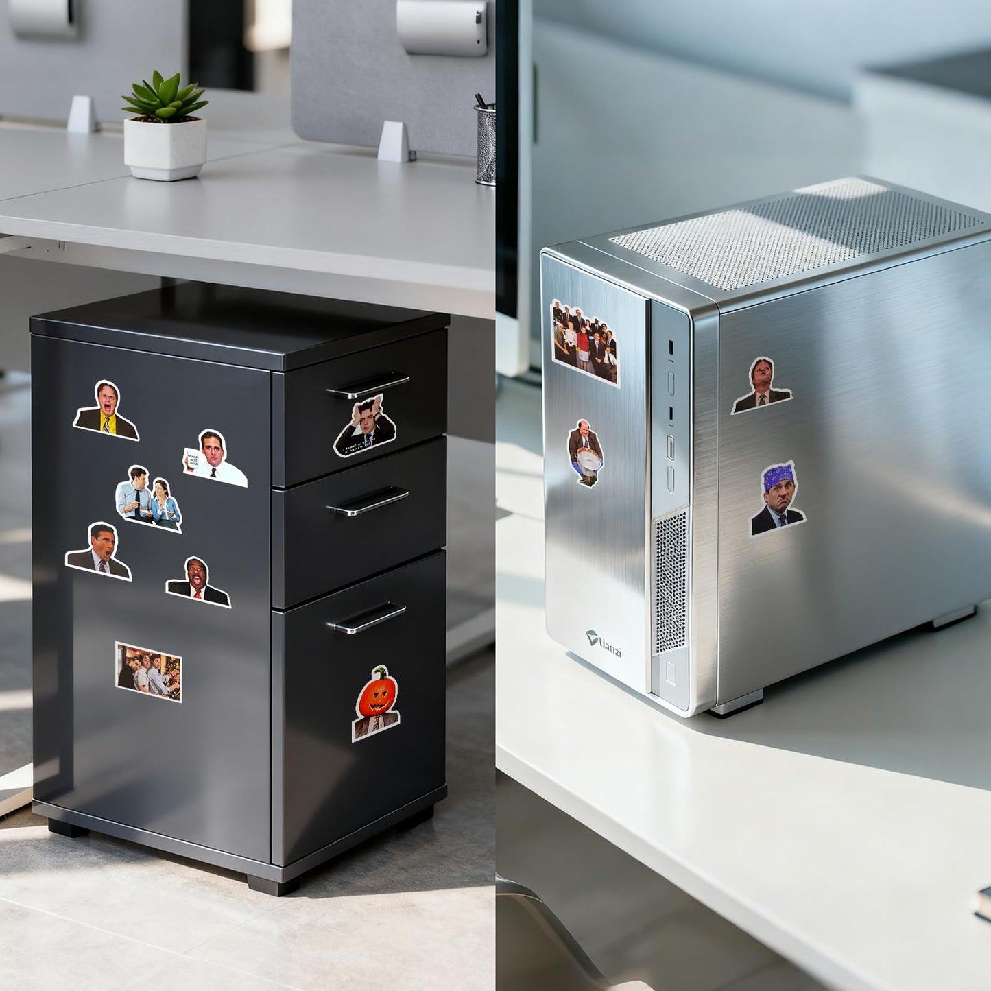 The Office Magnets 12 pcs- Great Gift for Office Fans, Funny TV Show Fridge Decor for Cabinets Fridge Locker