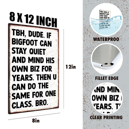 English Teacher Gifts for Male English Teachers Women High Middle School Classroom Decor, Male Teacher Gifts, Retro Classroom Theme Wall Decoration, English Grammar Classroom Tin Sign