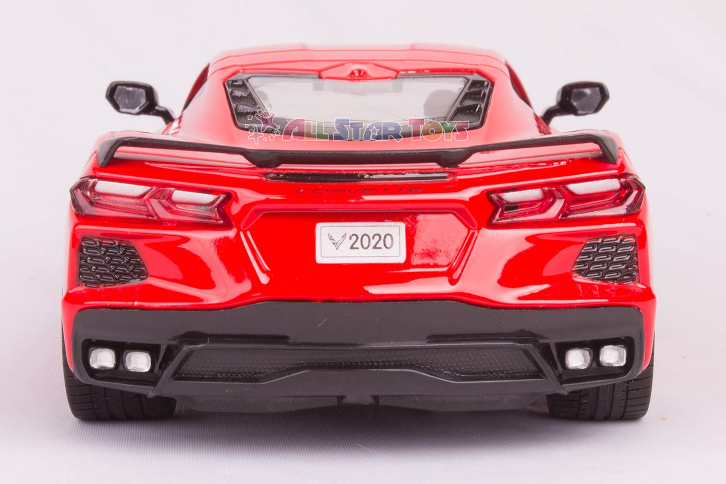 2020 Chevrolet Corvette C8 Stingray Red Timeless Legends 1/24 Diecast Model Car by Motormax 79360