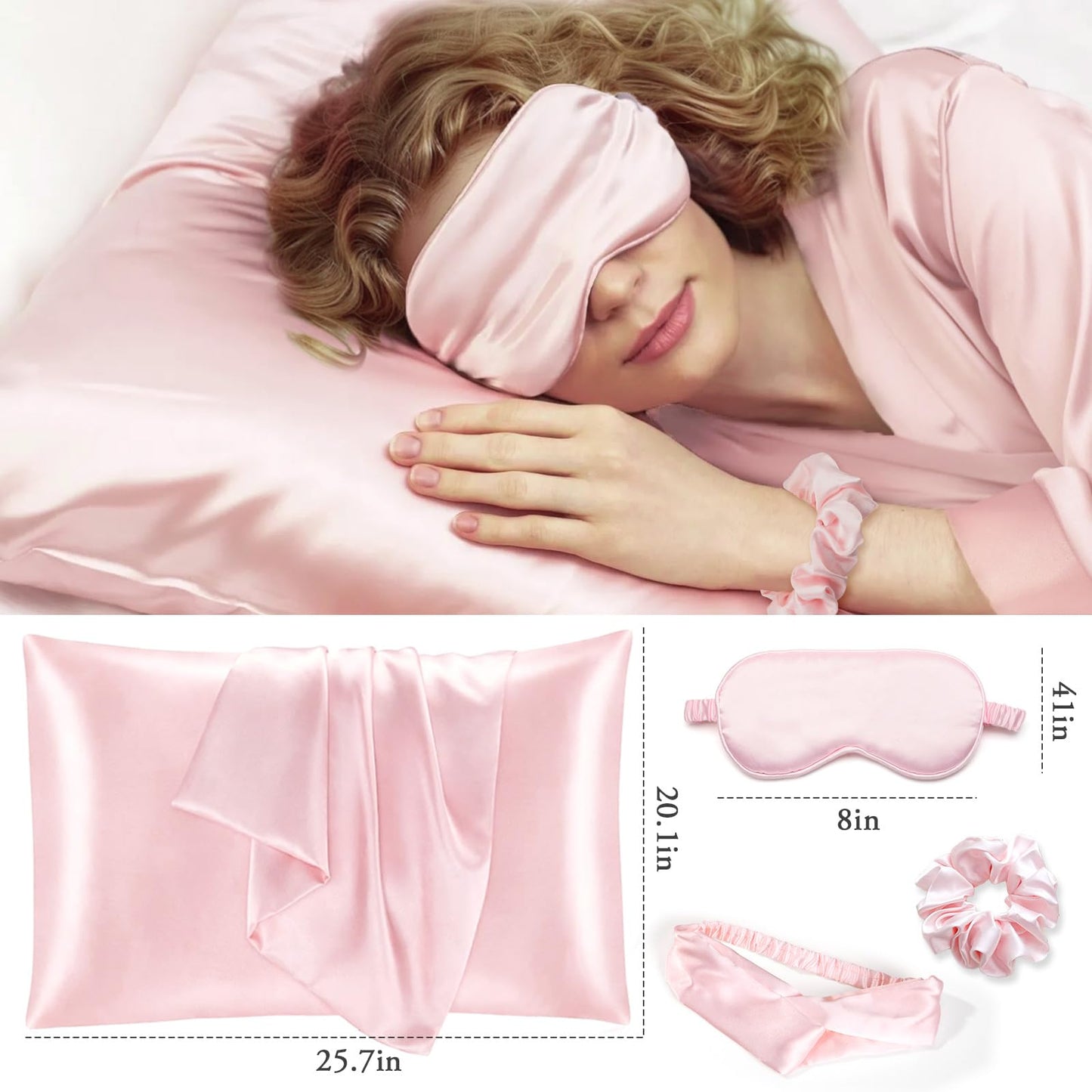Golray Gifts for Teen Girls Kids -13 Pcs Teenage Girl Basket with Satin Pillowcase/Spa Robe/Journal/Mug, Christmas Birthday Gifts Set for Women Daughter Sister Tween Toy Age 10 11 12 14-18