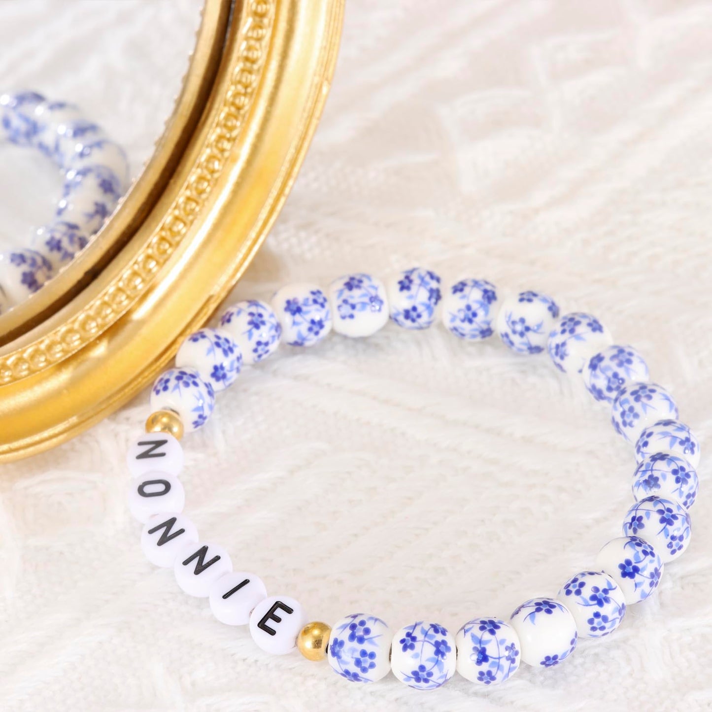 HUTIMY Gifts for Nonnie Bracelet Women Grandma Customized Birthday Items Jewelry Best Nonnie Ever