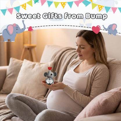New Mom Gifts First Time Mom to Be Pregnant Expecting Mommy Birthday Gifts for Handmade Cozy Crochet Elephant Best Cute Present Boy Girl Moms Mama from Husband Baby Shower Essentials