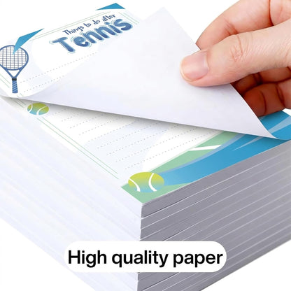 3pcs -150 pages Funny Tennis-Memo Notepads - Funny Tennis Gifts - Cute Note Pads, Mother-day Gifts Stick Anywhere – Capture Every Idea, Mothers Day