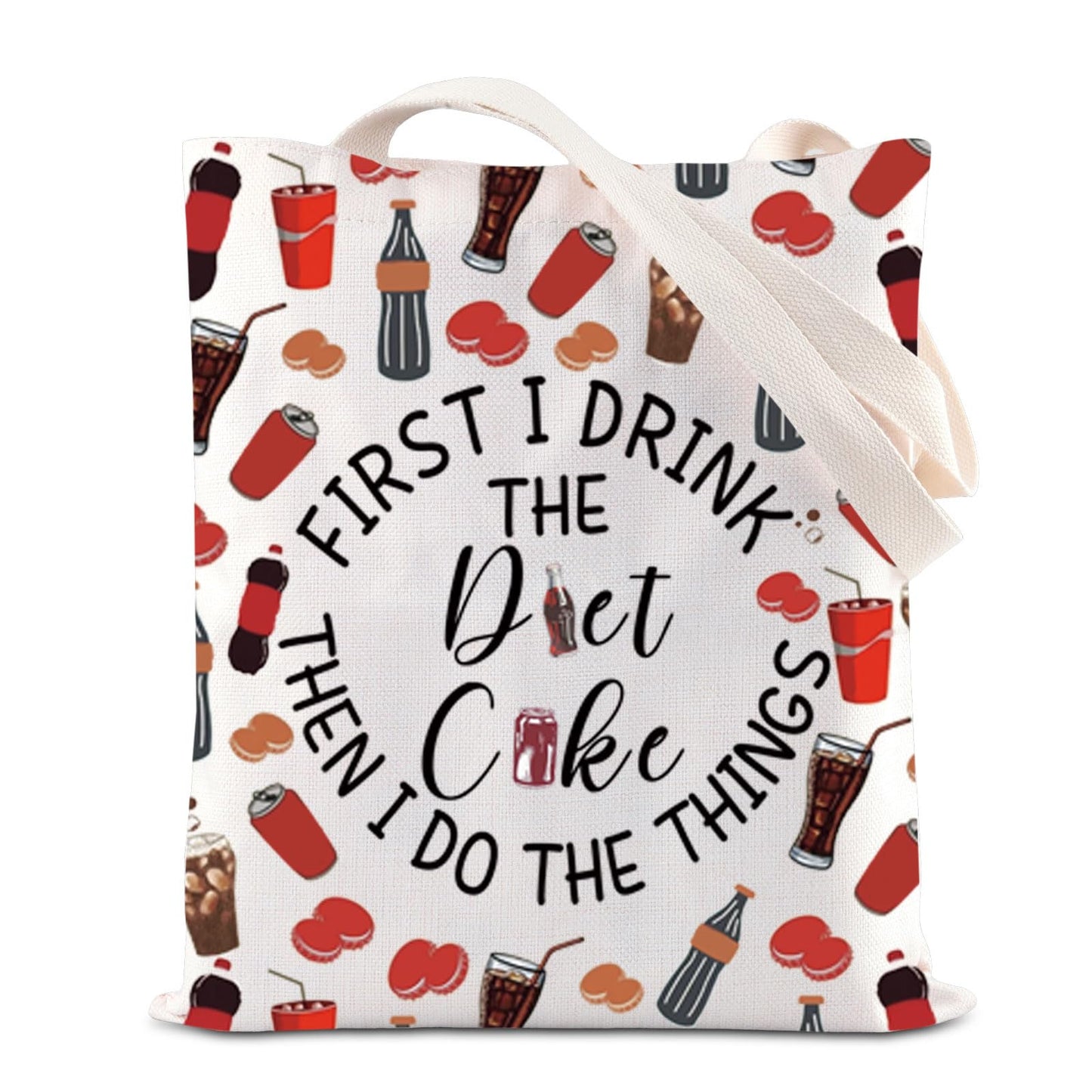 Funny Drink Gift Fizzy Drink Inspire Tote Bag Soda Drinking Handbag Soda Lover Gift Summer Trip Gift