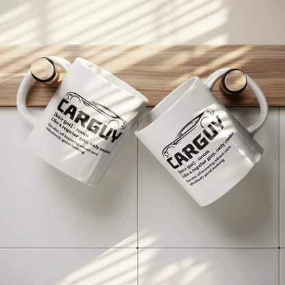 Car Guy Definition Mug Car Lover Gifts For Men Husband Boyfriend Dad Brother Uncle From Wife Girlfriend Mom Car Mechanic Racer Coffee Ceramic Mug 11 oz White