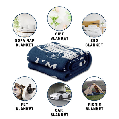 Gifts for Men, Funny Gifts for Men, Fathers Day Birthday Gift for Him, Best Older Man Gift Ideas, Unique Present for Male Grandpa Dad Husband, Cool Retirement Present for Man 60"X50" Blanket