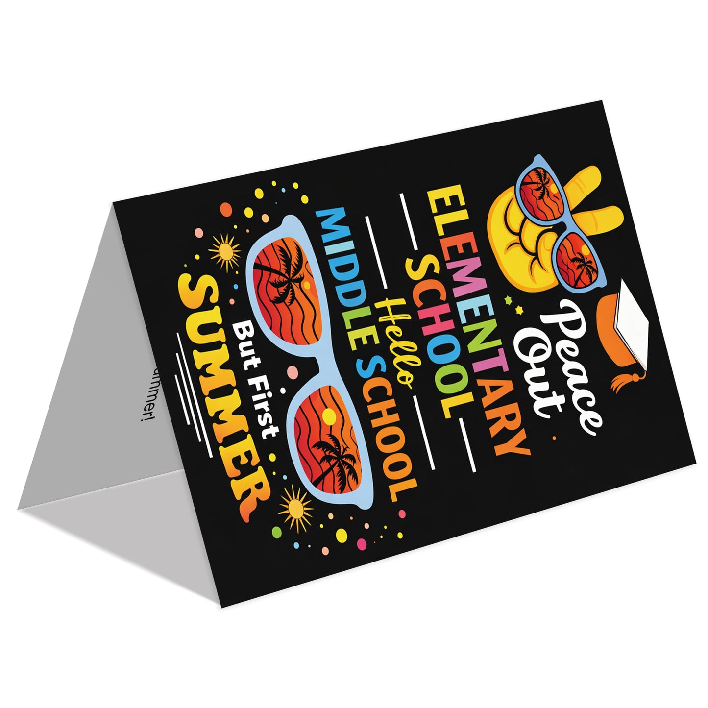 5th Grade Graduation Gifts Card for Boys Girls,Funny 2026 Elementary School Graduation Cards Gifts Decorations for Son Daughter Granddaughter Grandson Niece Nephew Family Kids