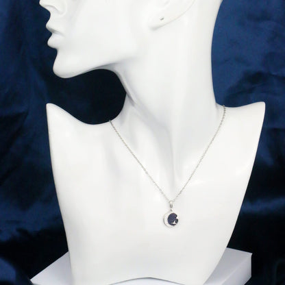 Sereney Daughter Gifts from Mom, Bonus Daughter Necklace Silver Moon Star Step Bonus Daughters Gifts from Stepmom Stepdad, Mother Daughters Necklace as Daughter's Birthday Gifts