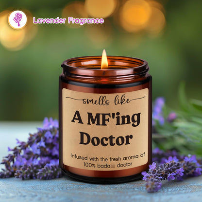 Miracu Candle, Doctor Gifts for Women Men, Funny Cool Medical Student Gifts for Doctors Female, Med School Acceptance, Appreciation Doctor's Day, Residency Graduation for Male Future Surgeon, Best Dr