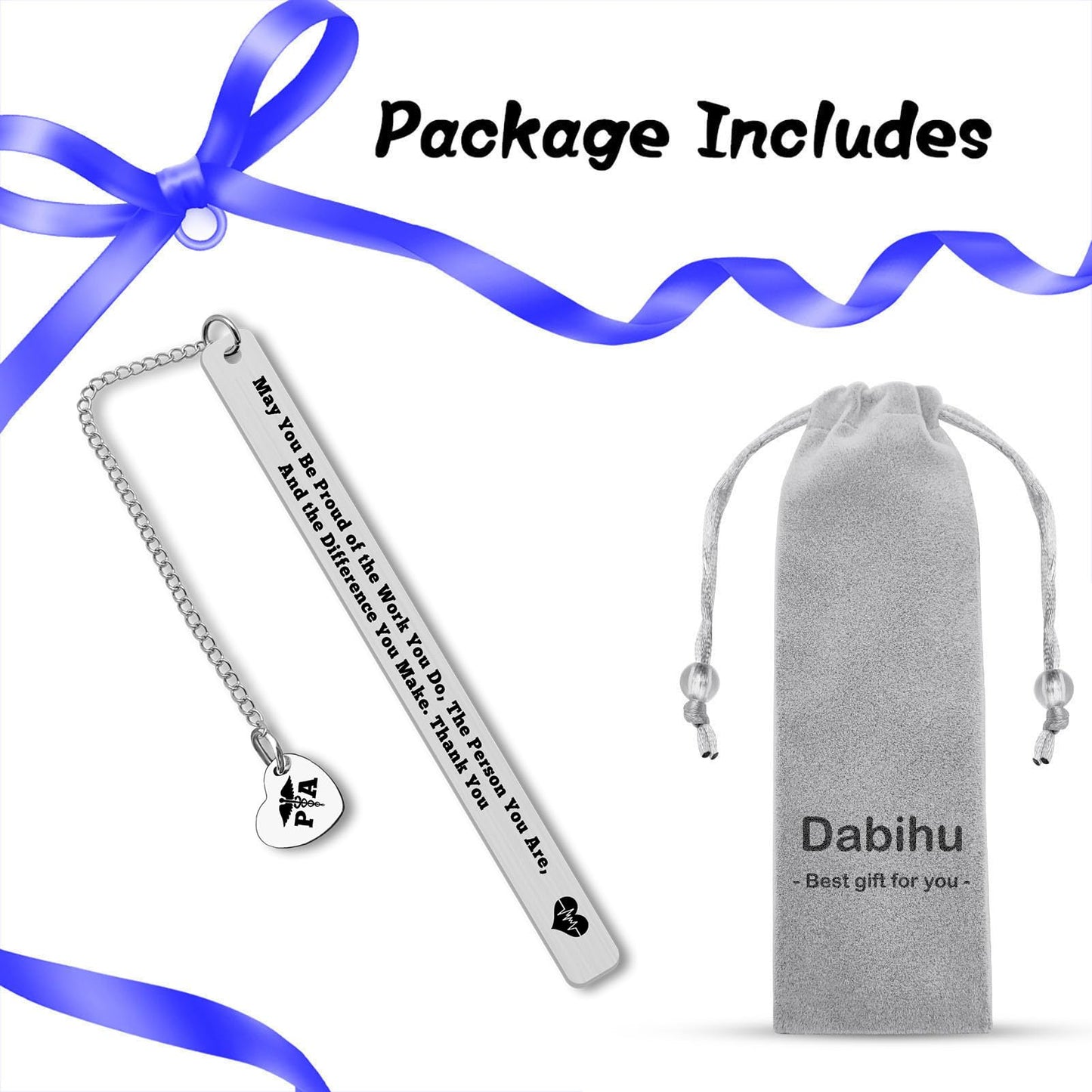 Physician Assistant Gift PA Bookmark Appreciation Thank You Gifts for Medical Physician Graduation Gifts for Medical School Student Nurse Week Gift Appreciation Bookmark Christmas Retirement