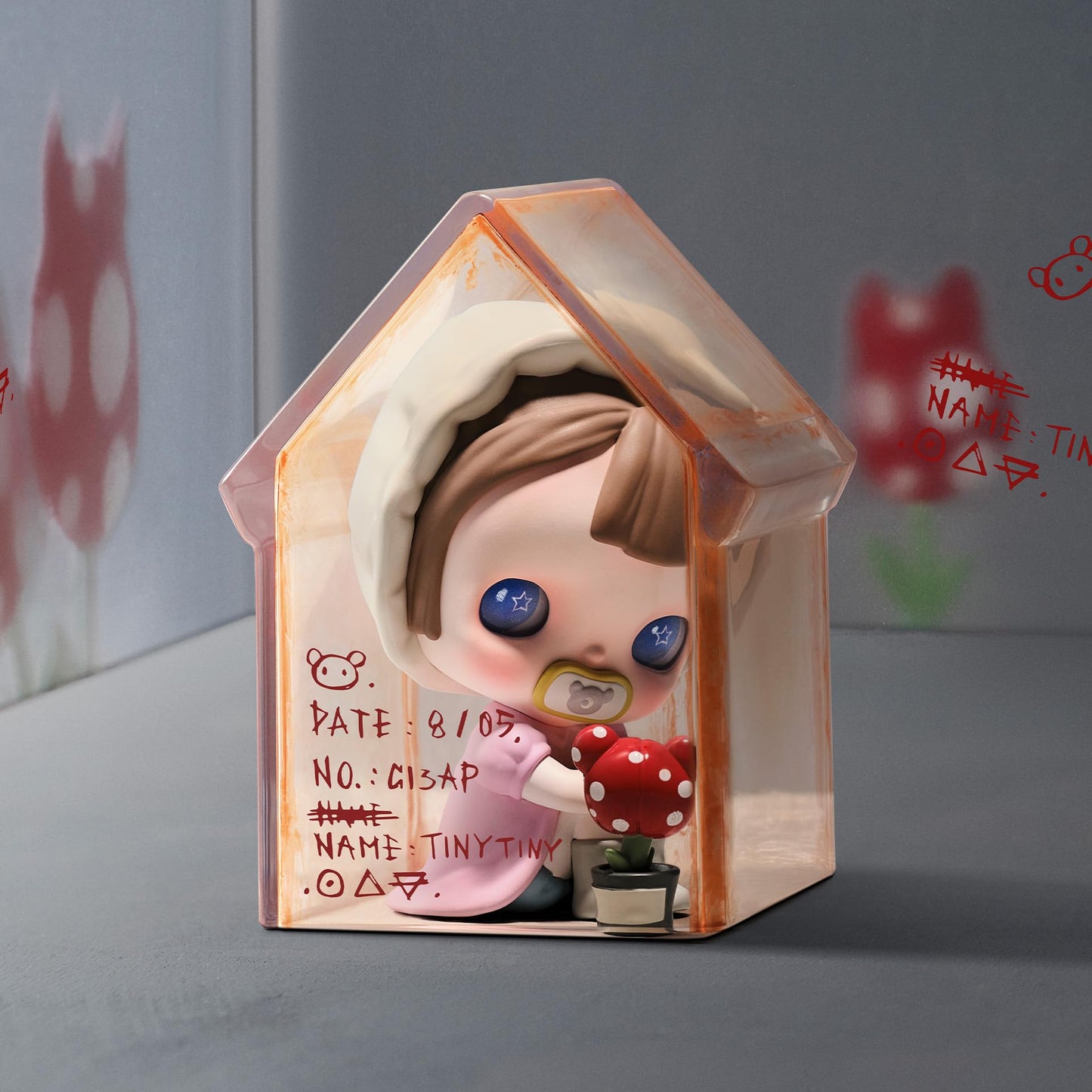 POP MART TINYTINY-Prologue Series Figures Blind Box Figures, Random Design Action Figures Collectible Toys Home Decorations, Holiday Birthday Gifts for Girls and Boys, Single Box