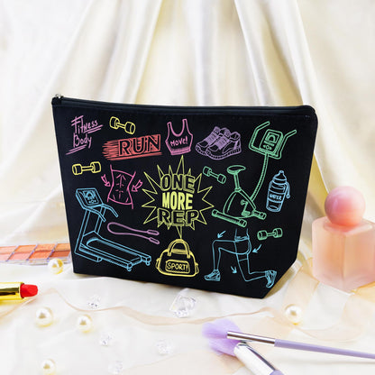 Fitness Gifts Women Gym Bag Cool Gifts for Gym Rats Workout Bag for Women Personal Trainer Gifts Crossfit Accessories Fitness Lovers Gift for Sister Friend Female Travel Toiletry Pouch