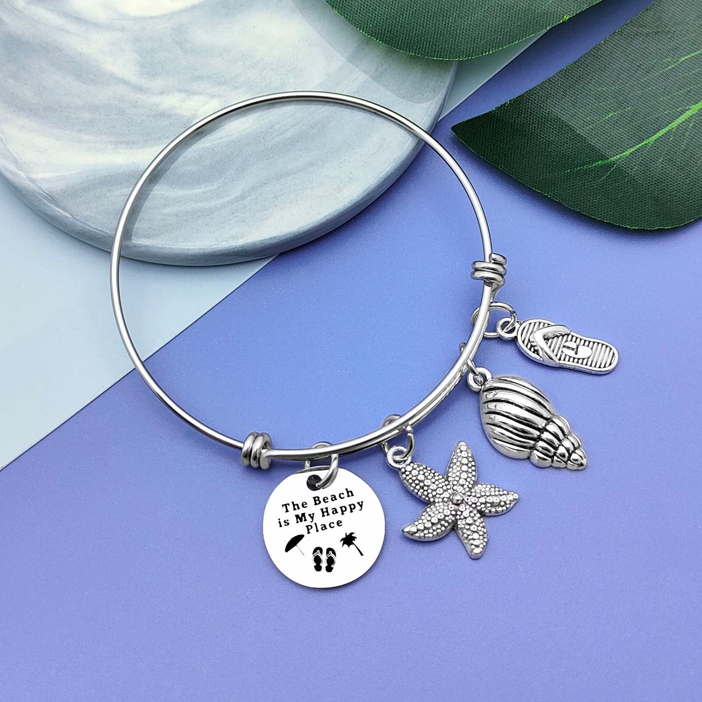 Vadaka Beach Gifts for Women Beach Lover Bracelet Jewelry Beachs Themed Gifts for Friend Ocean Themed Gift for Beachs Lover Birthday Christmas Graduation Gift for Women